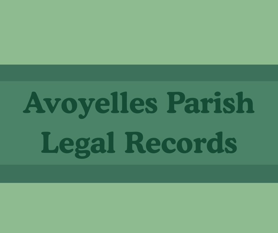 📝 Avoyelles Parish Legal Records