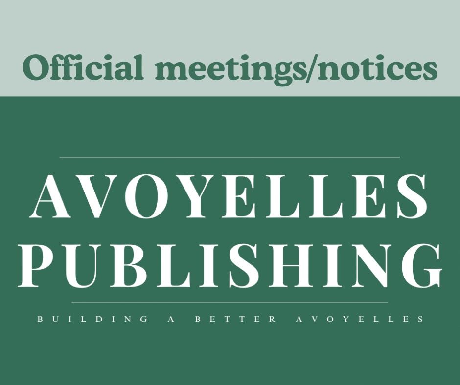 Official meetings/notices