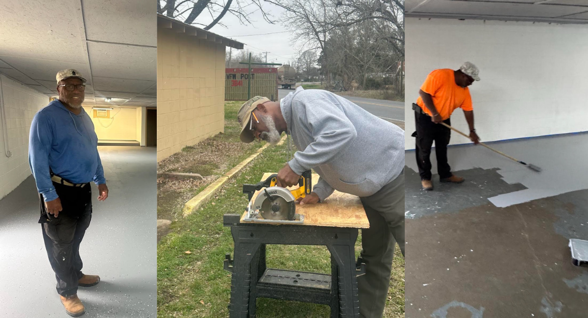 Community Steps Up, VFW Post 3841 Delivers: Mansura Veterans Complete Floor Renovation