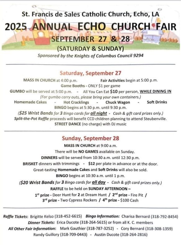 Echo Church Fair