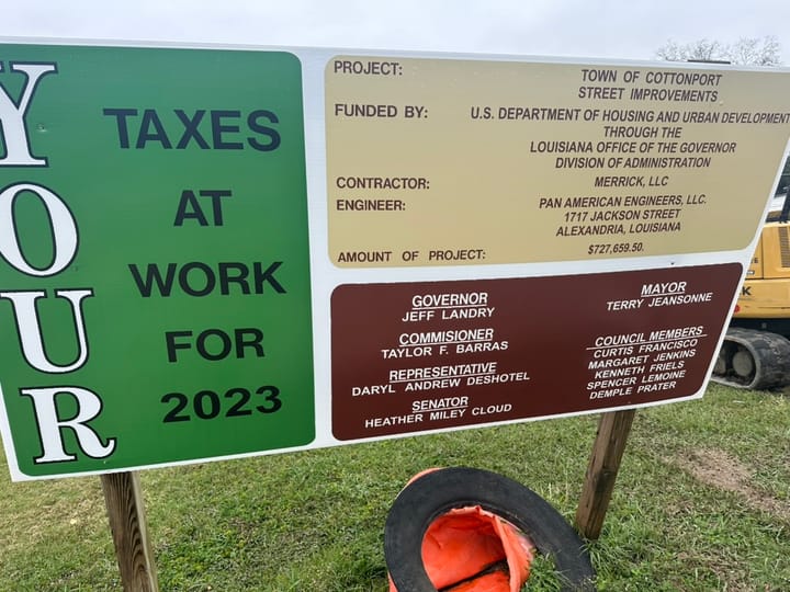 🚧 Big Improvements in Cottonport: Street Overlay Project Begins! 🛣️