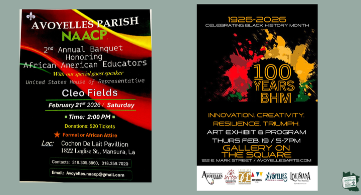 Celebrate Black History Month in Avoyelles!