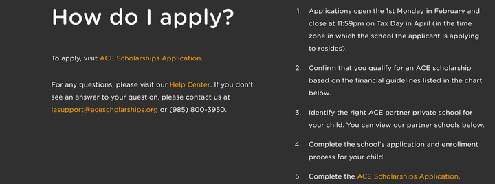 2026-2027 ACE Scholarships Now Open for Applications!