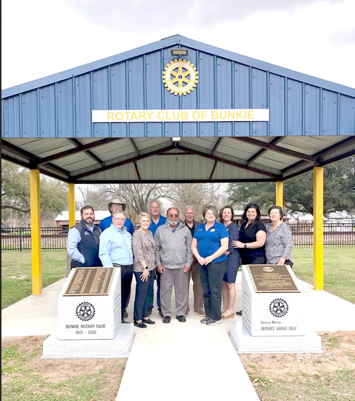 🎉 Rotary Club of Bunkie Celebrates 100 Years with New Pavilion!