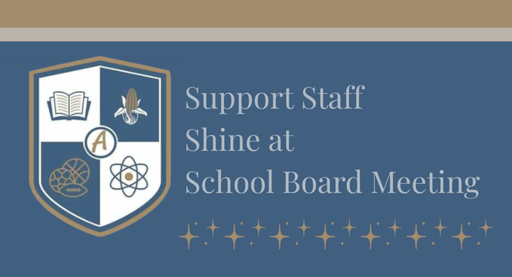 Support Staff Shine at School Board Meeting ⭐️